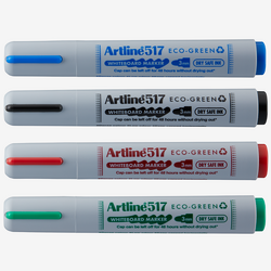 Marker pentru tabla de scris ARTLINE 517 Eco Green - Dry safe 48h, varf rotund 3.0mm - 3.24.25 imagine grupa 3.24.25