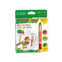 Set 6 creioane pentru desen artistic Alpino + ascutitoare + radiera - 15.7.79 imagine grupa 15.7.79